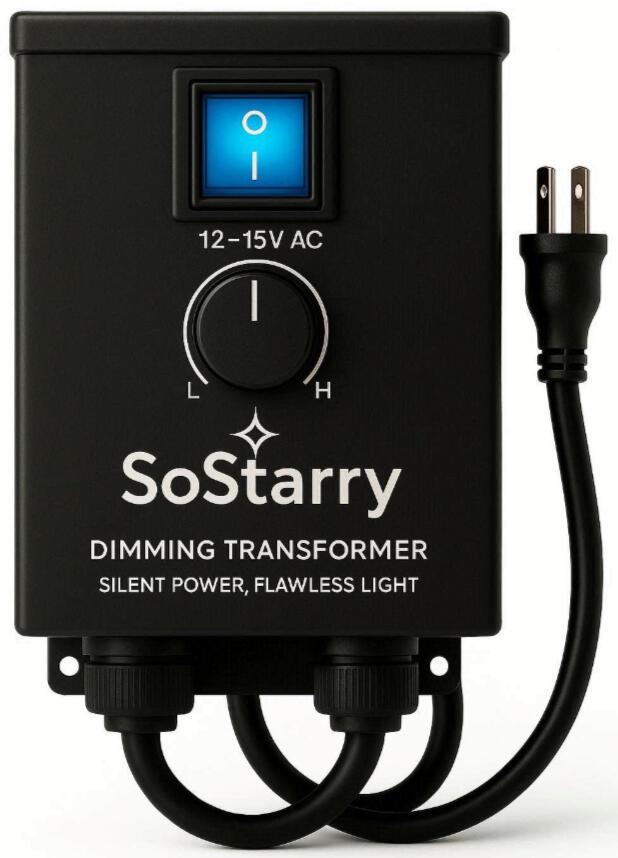 Hybrid Transformer dimmable with all 12/15V AC LED bulbs Zero Flicker Transformer – Compatible with Kichler , VOLT , FXL all 12/15V AC LED bulbs and 12V hologen